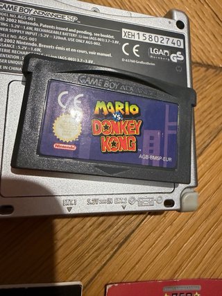Game Boy Advance SP Mario Limited Edition Pak