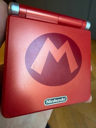 Game Boy Advance SP Mario Limited Edition Pak