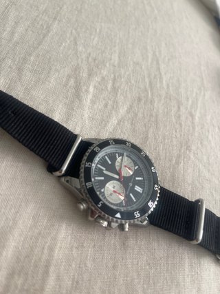 Reloj Álvaro Moreno Negro y Plateado
