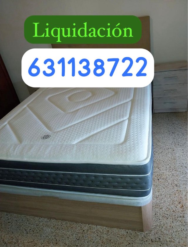 Colchón y base de cama