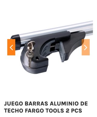 Baca portaequipajes aluminio