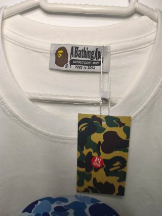 Camiseta A Bathing Ape Estampada Azul