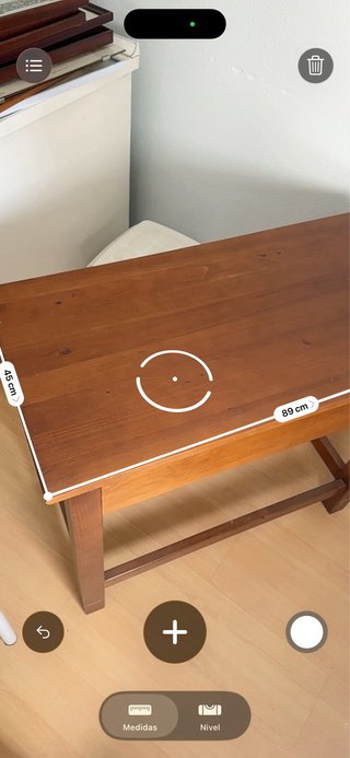 Mesa recibidor + silla madera maciza – buen estado