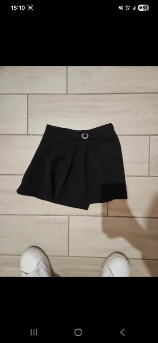 Gonnellino a pantaloncino nero