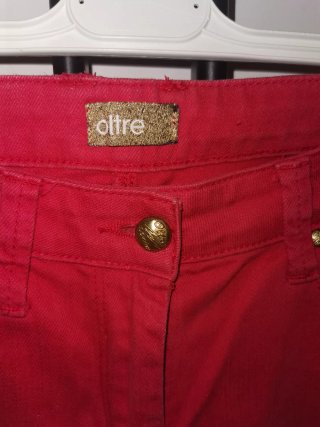 Oltre Pantalone Donna Rosso Tg M/L