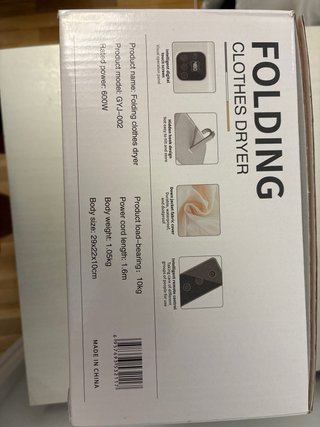 Secador de Ropa Plegable Portátil