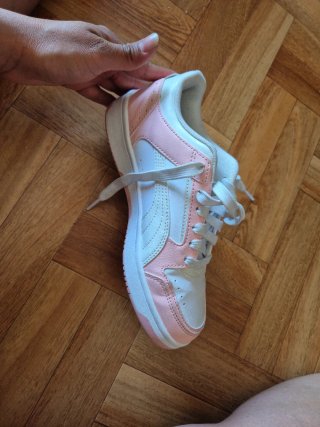 Zapatillas Puma Talla 37 Rosa y Blanco