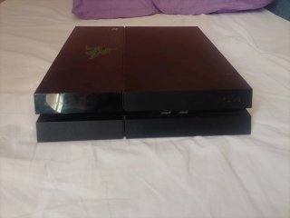 PS4 Fat Negra + Mando Azul