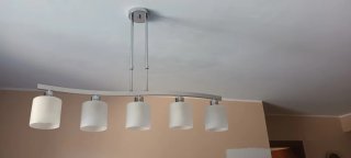 Lámpara de comedor moderna regylable en altura