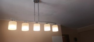 Lámpara de comedor moderna regylable en altura