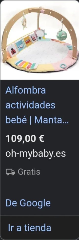Gimnasio de madera para bebé