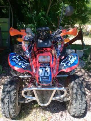 Honda TRX 250EX Quad Rojo/Azul