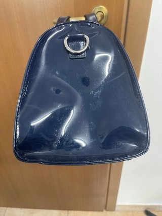 Borsa a bauletto iconica, Armani Jeans blu lucida