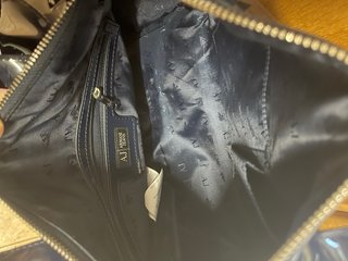 Borsa a bauletto iconica, Armani Jeans blu lucida