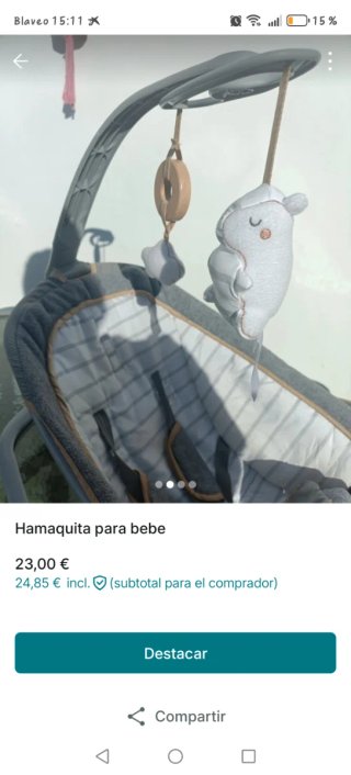 Hamaca para bebé