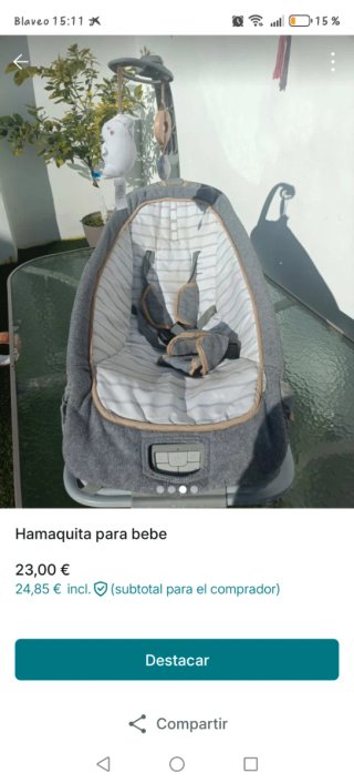 Hamaca para bebé