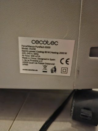 Climatizador Cecotec 6500