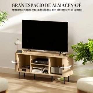 Mueble TV vintage madera y metal