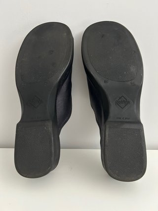 Zuecos de piel mujer Patricia Talla 40 azul marino