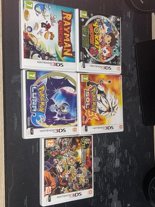 Nintendo 3DS XL Negra + 4 Juegos