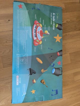 Piano musical infantil con micrófono