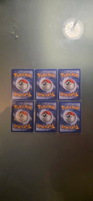 Lotto 6 Carte Pokemon Team Rocket Prima Edizione