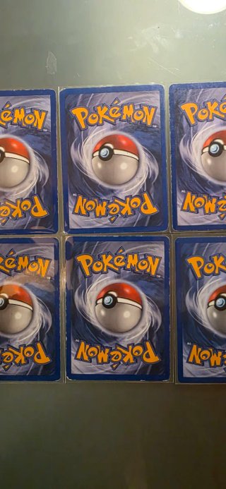 Lotto 6 Carte Pokemon Team Rocket Prima Edizione