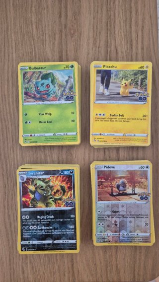 Lote Cartas Pokémon GO TCG Inglés