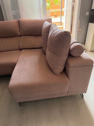 Sofá Chaiselongue Rosa