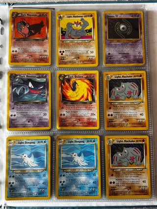 Lotto 9 carte Pokemon Neo Destiny