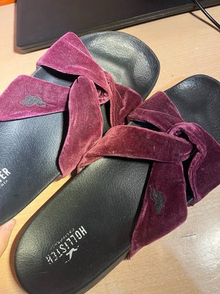 Ciabatte Hollister Viola e Nere