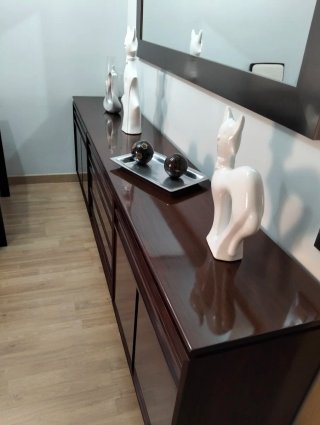 Buffet comedor teka color palisandro