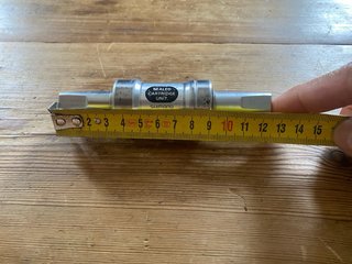 Shimano BB-UN71 Eje Pedalier Vintage