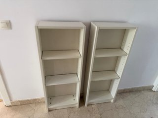 Estantería blanca pequeña (2 und - precio x unidad