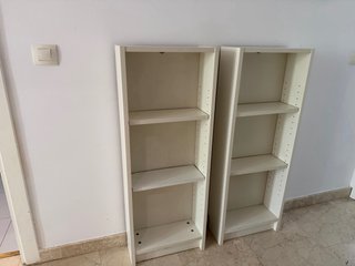 Estantería blanca pequeña (2 und - precio x unidad