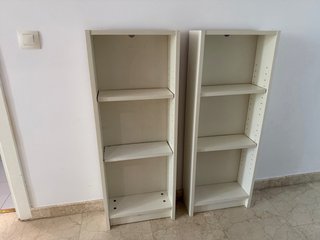 Estantería blanca pequeña (2 und - precio x unidad