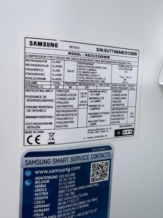 Nevera Combi Samsung Blanca