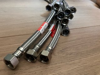 Lote flexos inox fontanería