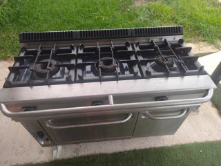 Cocina industrial fogones + horno