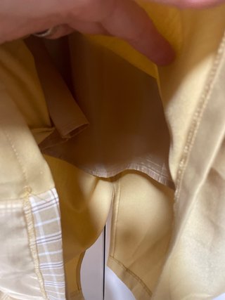 Falda larga elegante beige y amarilla