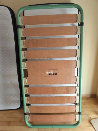 Somier Flex 90cm Madera y Metal