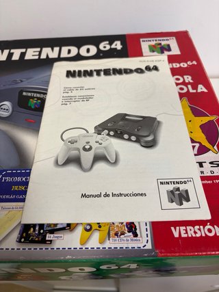 Caja Nintendo 64 España + Manual N64 y poster