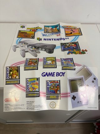 Caja Nintendo 64 España + Manual N64 y poster
