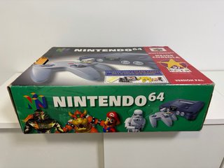 Caja Nintendo 64 España + Manual N64 y poster
