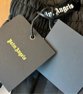 Pantaloncini Palm Angels neri oversize