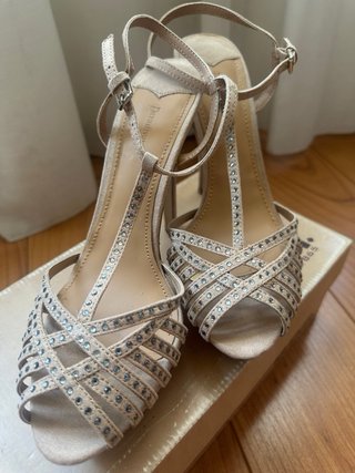 Sandalias Stradivarius Talla 39 color Nude