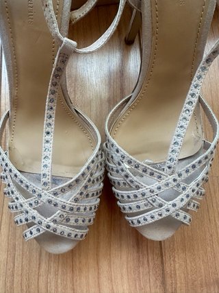 Sandalias Stradivarius Talla 39 color Nude