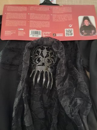 Disfraz para niña de mantilla