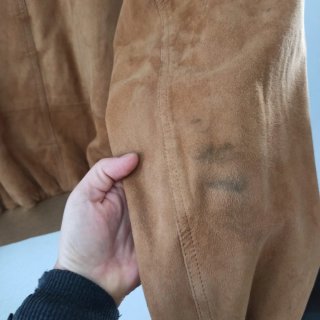 Chaqueta Bomber Ante Camel Remo Mercalli
