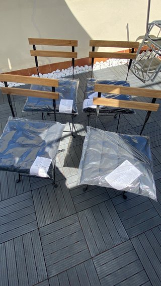 2 sillas TARNO a estrenar + 2 cojines a estrenar